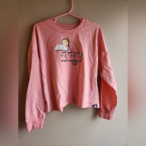 Adidas Kids Graphic Pink Long Sleeve Tee